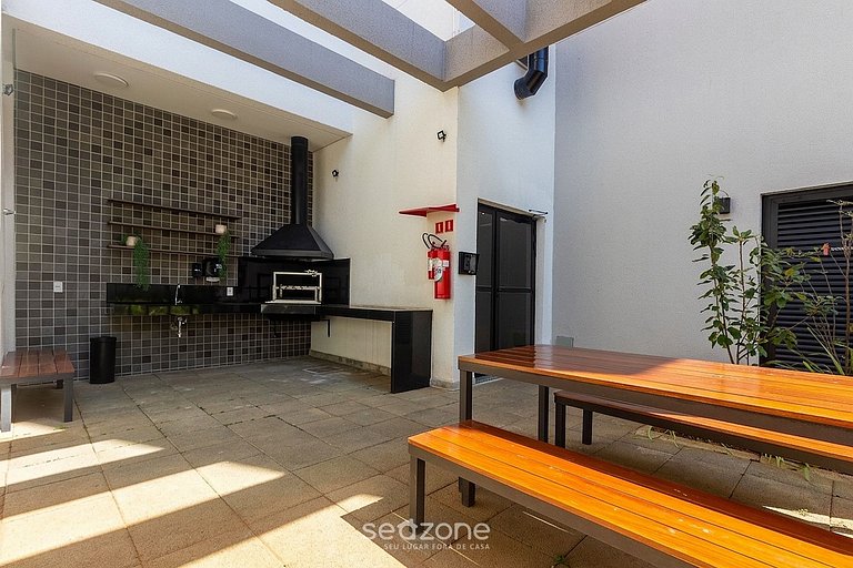 Studio Moderno c/ varanda MOE0406