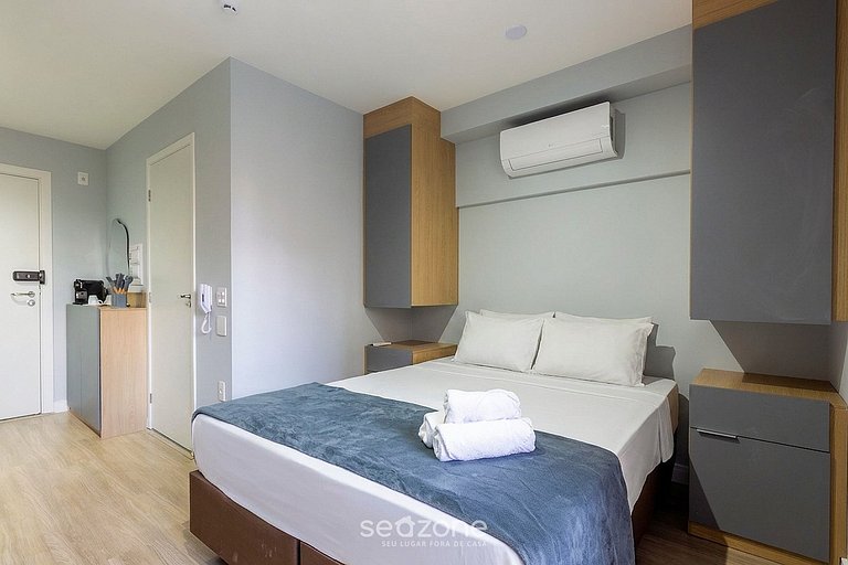Studio Moderno c/ varanda MOE0406