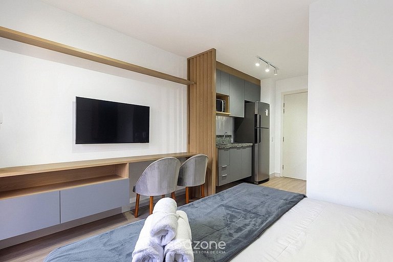 Studio Moderno c/ varanda MOE0406