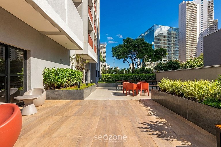 Studio Moderno c/ varanda MOE0406