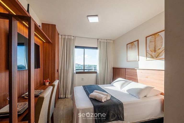 Studio em Cond. c/ piscina e academia SOA0906