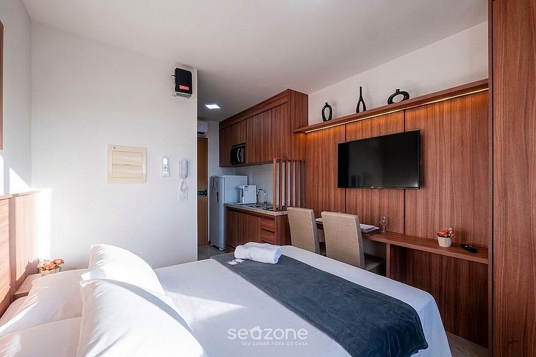 Studio em Cond. c/ piscina e academia SOA0906