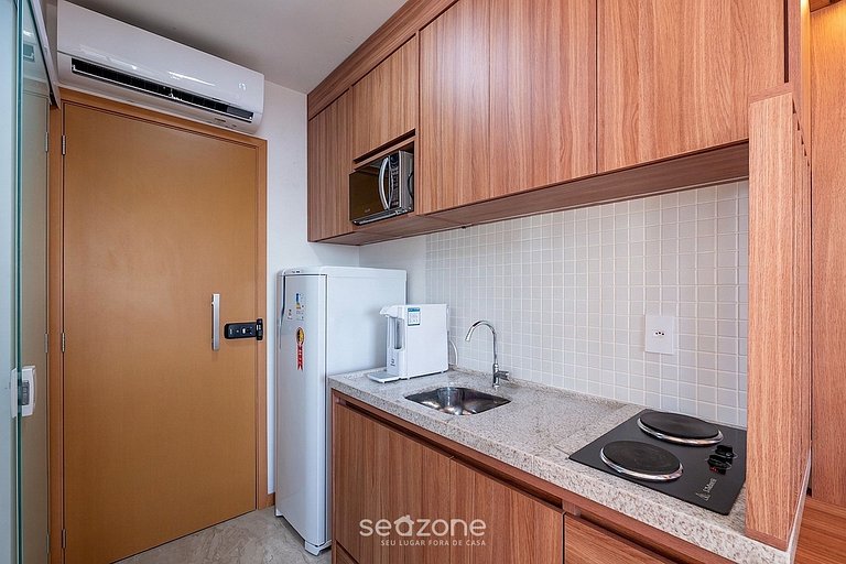 Studio em Cond. c/ piscina e academia SOA0906