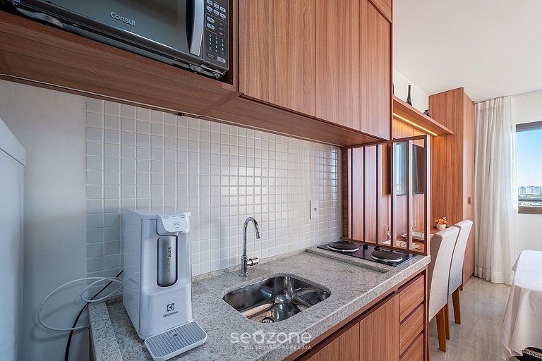 Studio em Cond. c/ piscina e academia SOA0906