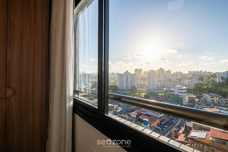 Studio en cond. con piscina y gimnasio SOA0906