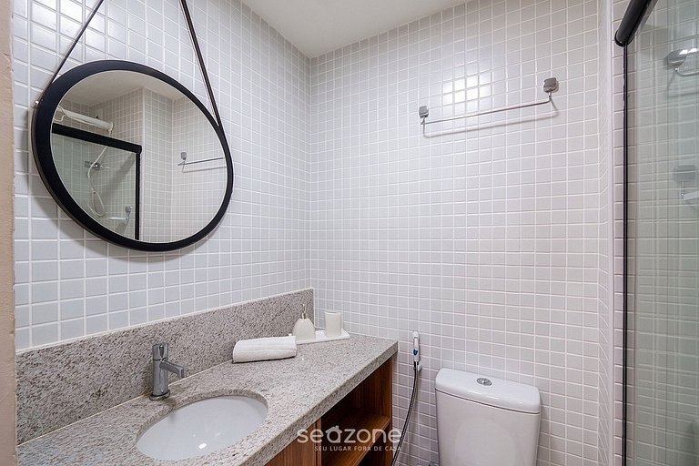 Studio em Cond. c/ piscina e academia SOA0906
