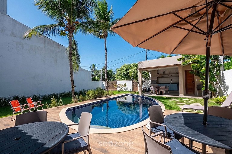 Casa en Cond. c/ Piscina y 4 Suites CDD0077