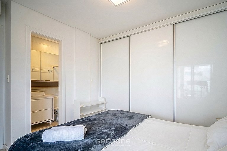 Apt c/ churrasq. prox. da praia de Jurerê SGA0815