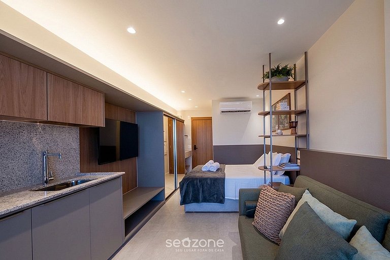 Studio moderno a poucos metros da praia LIV1202