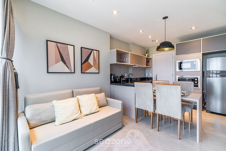 Apartamento contemporâneo com vista mar MHF2107