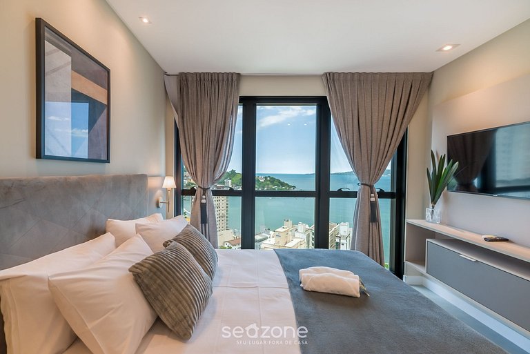 Apartamento contemporâneo com vista mar MHF2107