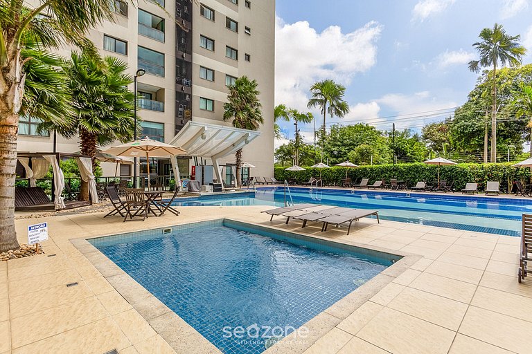 Apto. acogedor en condominio con piscina AVR0503