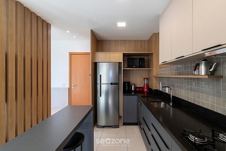 Apto. acogedor en condominio con piscina AVR0503