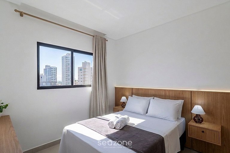 Apto. c/ vista p/ mar em Balneário Perequê VSR1003