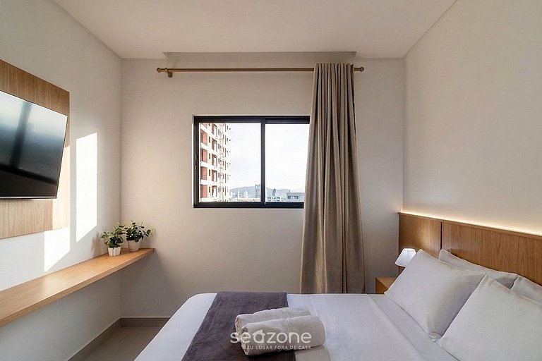 Apto. c/ vista p/ mar em Balneário Perequê VSR1003
