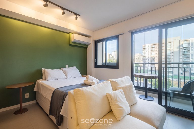 Studio em Cond. c/ Piscina perto do metrô ISM0404