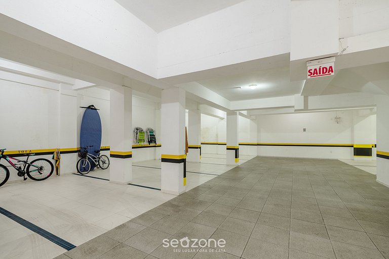 Apto vista mar c/ churrasq. a 50m da Praia ATT0602