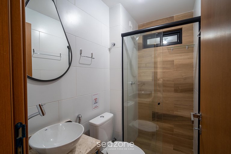 Conforto em Cond. c/ Piscina e Coworking AZZ0305