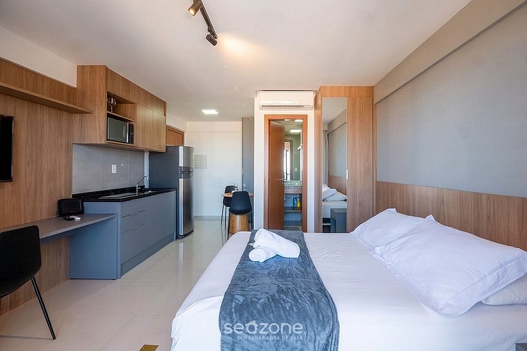 Estudio en Cond. c/ Vista Mar y Piscina RGF0508