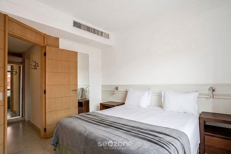 Studio. c/ varanda em Cond. c/ piscina JBV0432