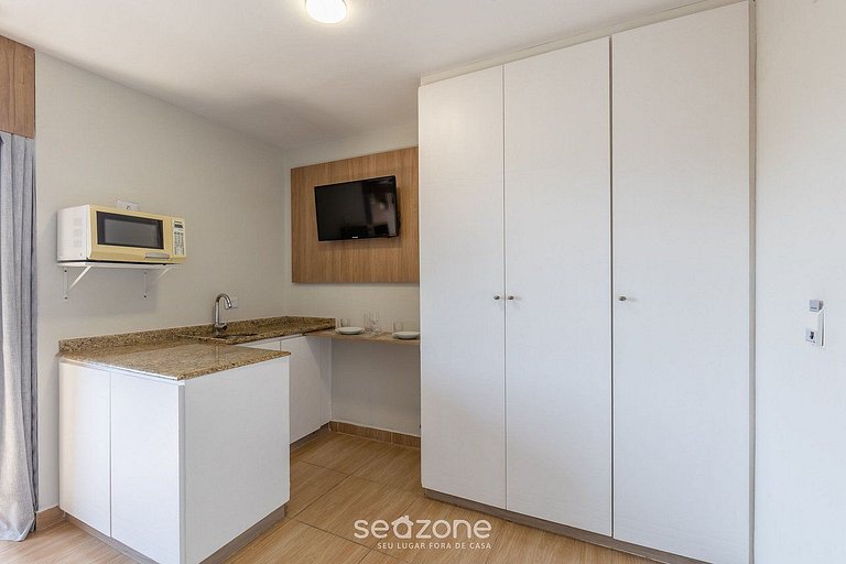 Studio charmoso c/ comodidades premium em UPP0606