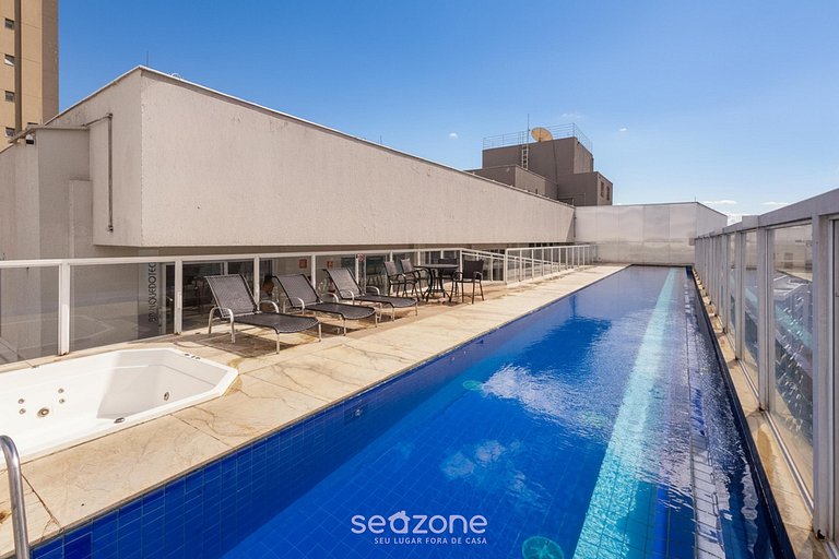 Apto en cond. c/ piscina, Jardim Goiás – THO2708