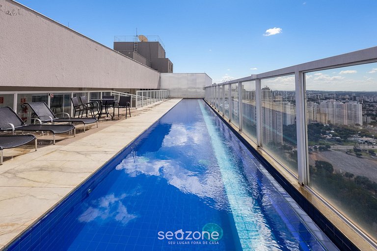 Apto en cond. c/ piscina, Jardim Goiás – THO2708