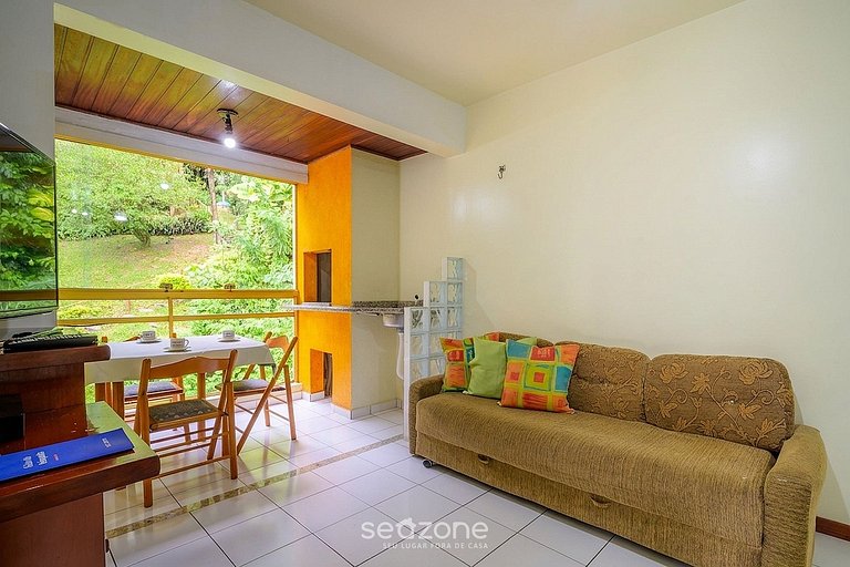 Depto. en Cond. c/ piscina y vista al mar IDO0208