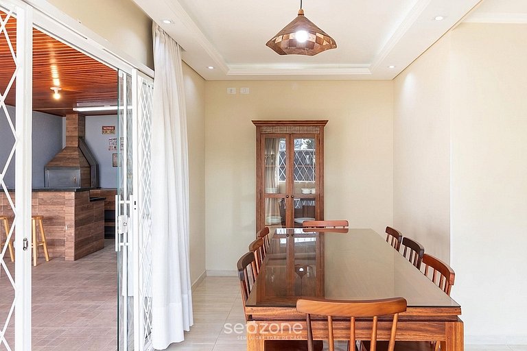 Casa c/ Churrasq. a 290m da Praia Alegre JAF0285
