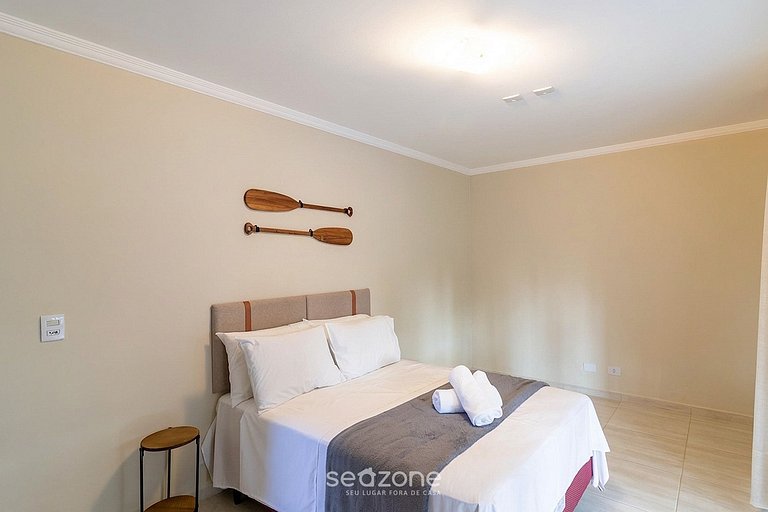 Casa c/ Churrasq. a 290m da Praia Alegre JAF0285