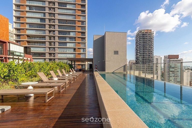 Studio em Cond. c/ piscina e vista NOM1009
