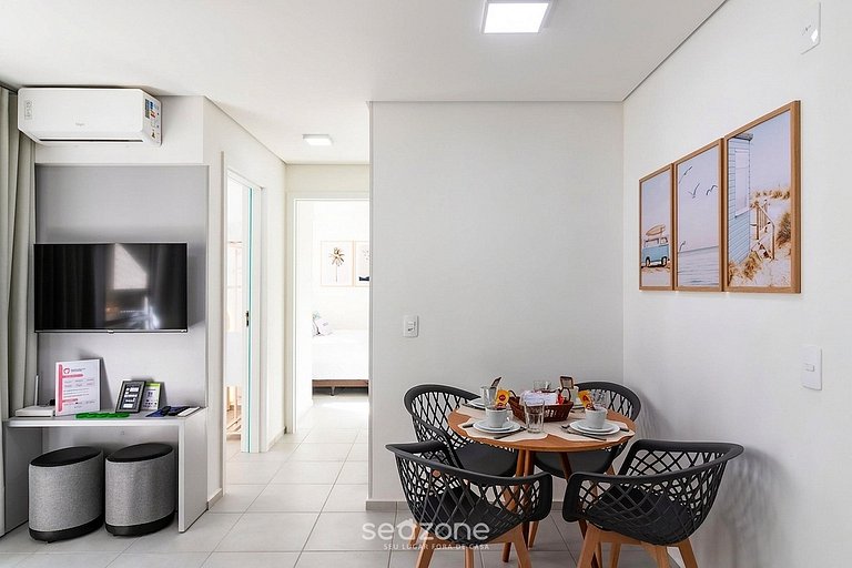 Apto. em Cond. c/ piscina e vista mar CIB21204
