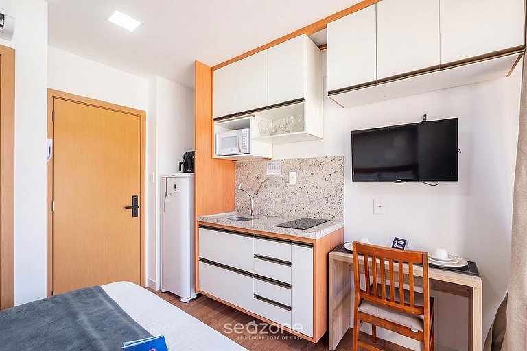Studio em Cond. c/ Piscina perto da praia CAO0805