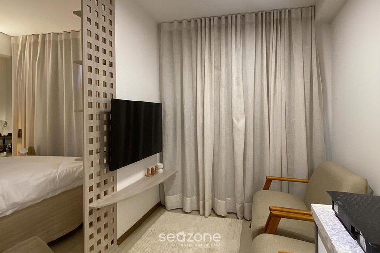 Apart moderno en condominio con gimnasio HGR0101