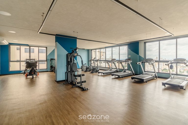 Studio Espaçoso em Cond. c/ Piscina RBN2406