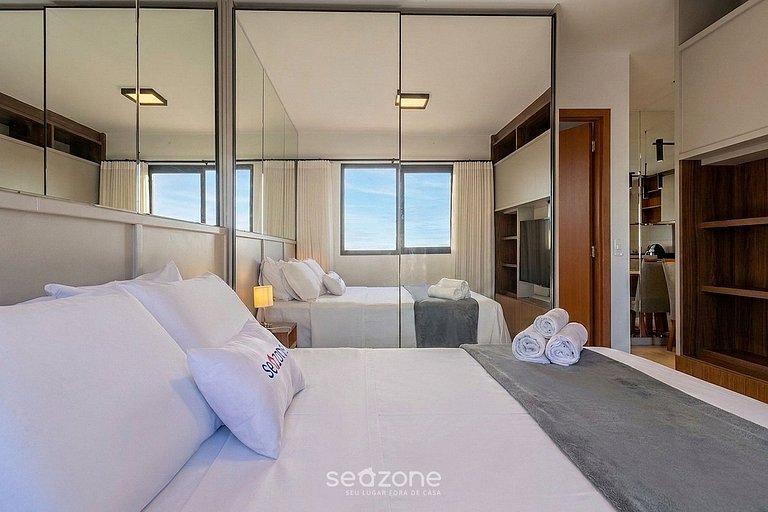Studio espacioso en condominio con piscina RBN2406