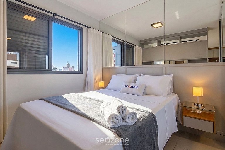 Studio Espaçoso em Cond. c/ Piscina RBN2406