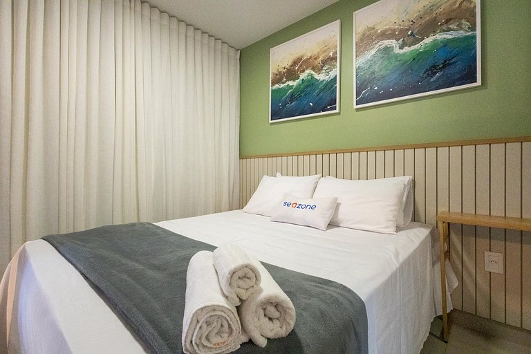 Studio em cond. c/ piscina e vista RBN2106
