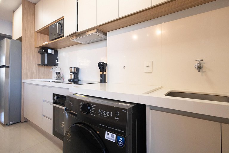 Estudio en cond. c/ piscina y vista RBN2106