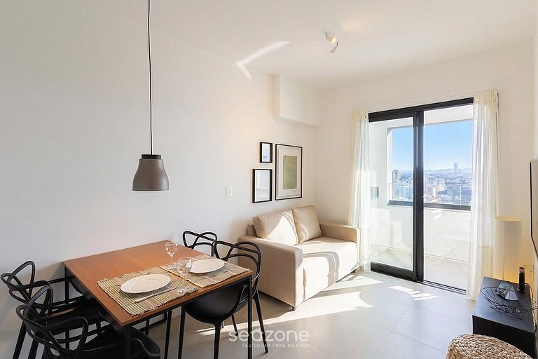 Depto. en Cond. c/ Piscina y Vista Ciudad SRU2109