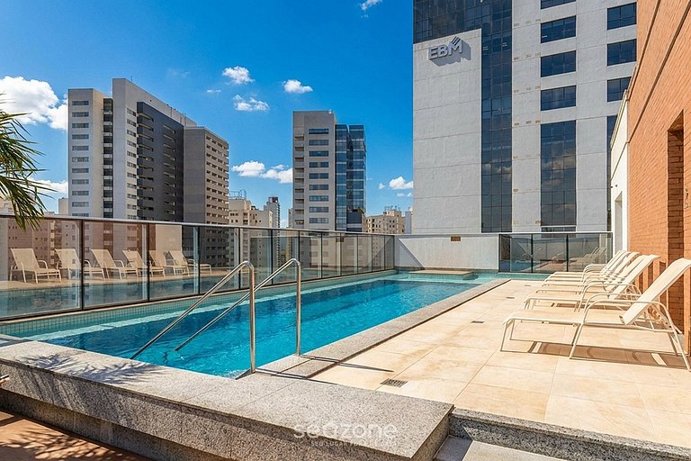 Apto em Cond. c/ Piscina no Jardim Goiás MBCB0801
