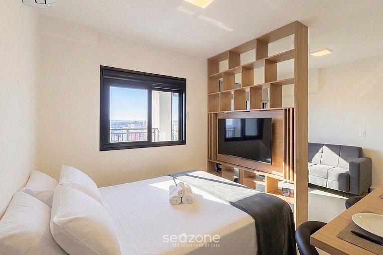Estudio em Cond. c/ Piscina e Varanda SRU2308