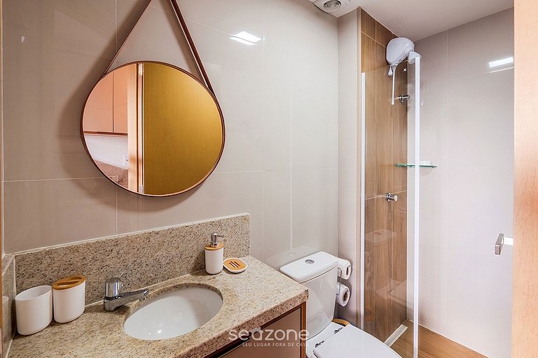 Estudio en Cond. c/ piscina y vista HFO0410