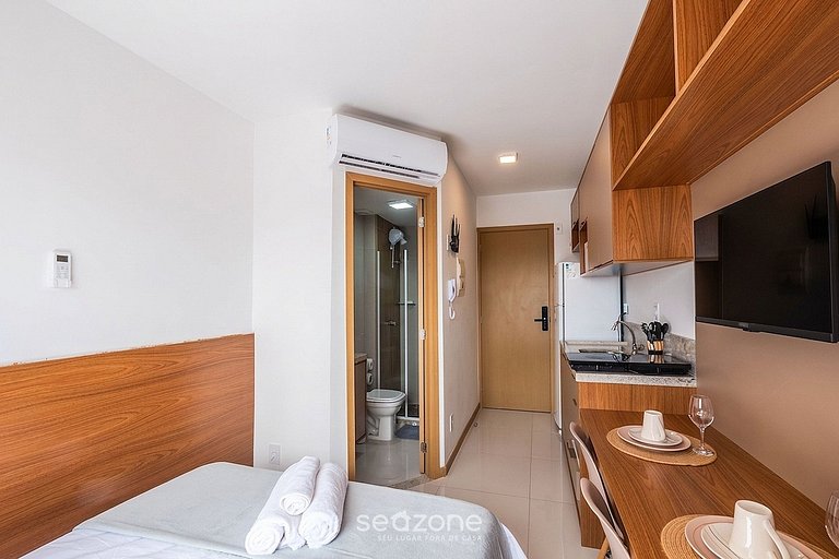 Estudio en Cond. c/ piscina y vista HFO0410