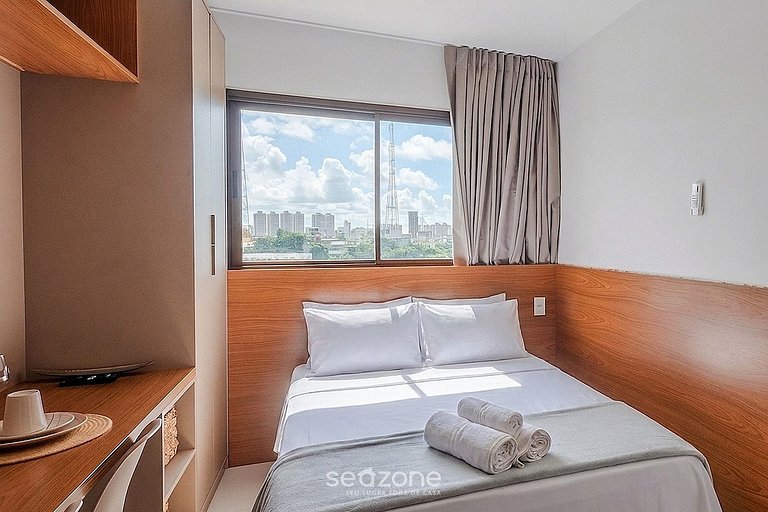 Estudio en Cond. c/ piscina y vista HFO0410