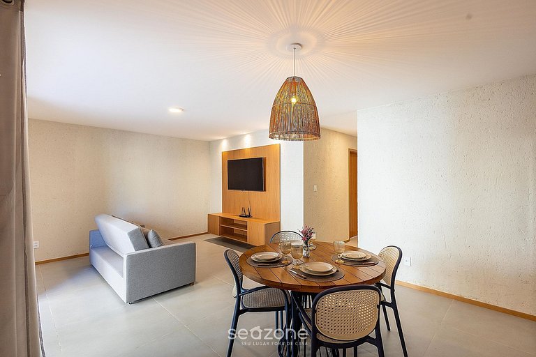 Apto. em Cond. c/ piscina a 1km da Praia AZK0000