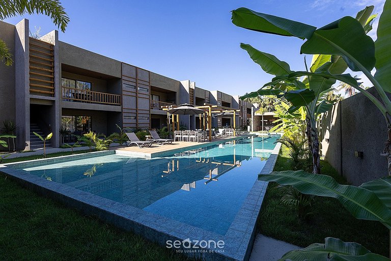 Apto. em Cond. c/ piscina a 1km da Praia AZK0000