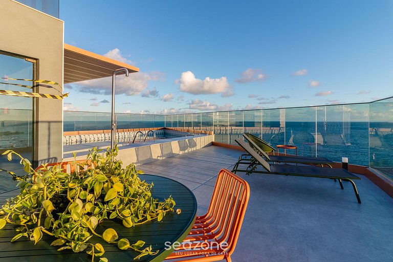 Studio en cond. c/piscina a 480 m del Faro SPB0407