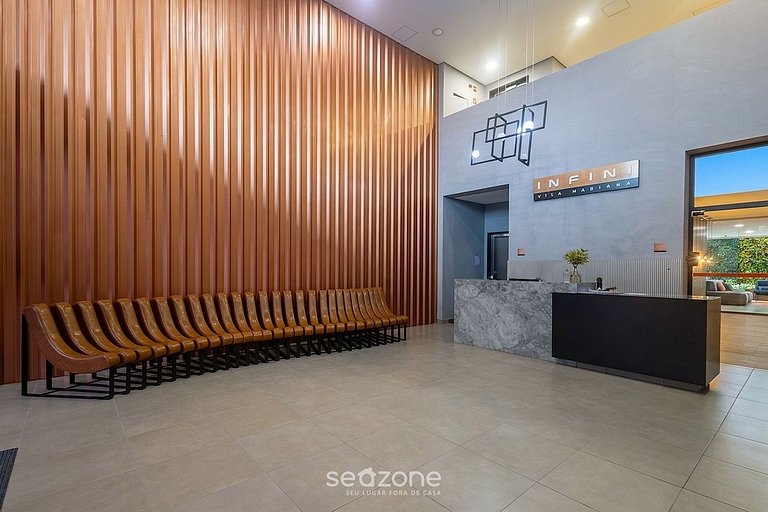 Studio con balcón cerca del Ibirapuera INY0205
