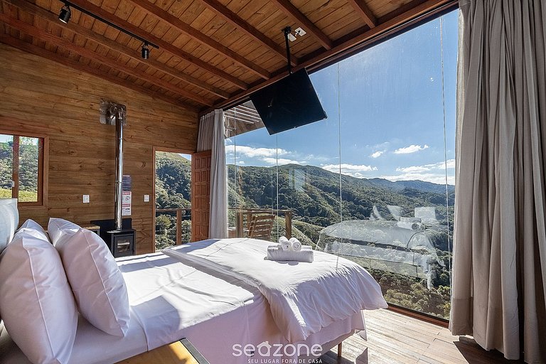 Cabana c/ Hidromassagem e Vista Montanha VST030
